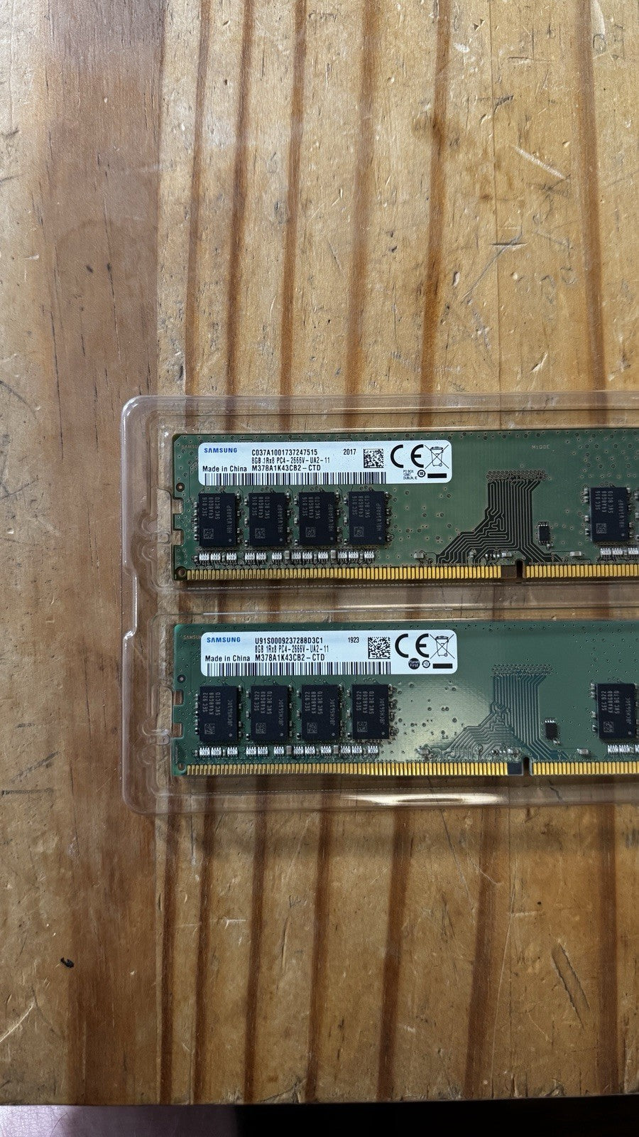 Samsung 16GB DDR4 PC Memory RAM 8GBx2 PC4-2666V