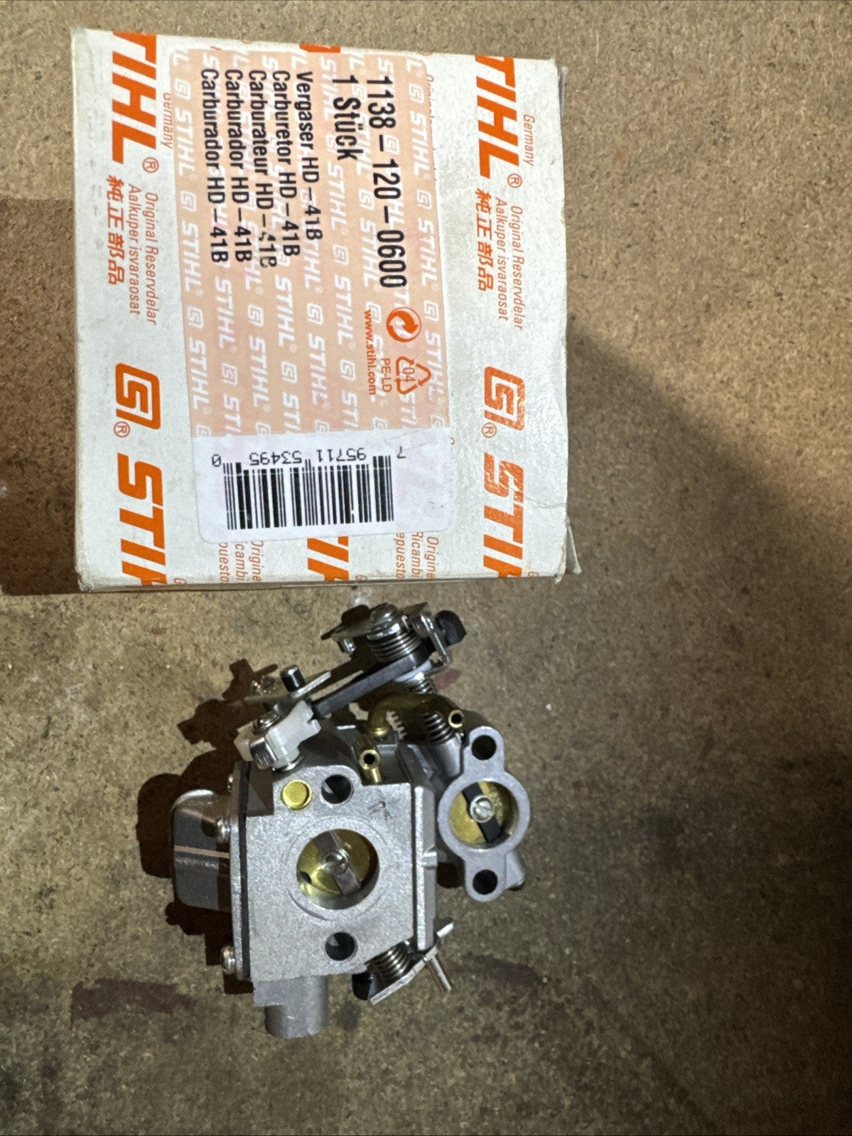 BRAND NEW GENUINE STIHL CARB (1138 120 0600)